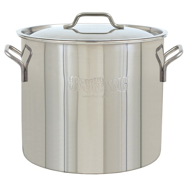 Bayou Classic Stainless Steel Grill Stockpot 20 qt 11.7 in. L X 11.7 in. W 1 pc 1420 - main